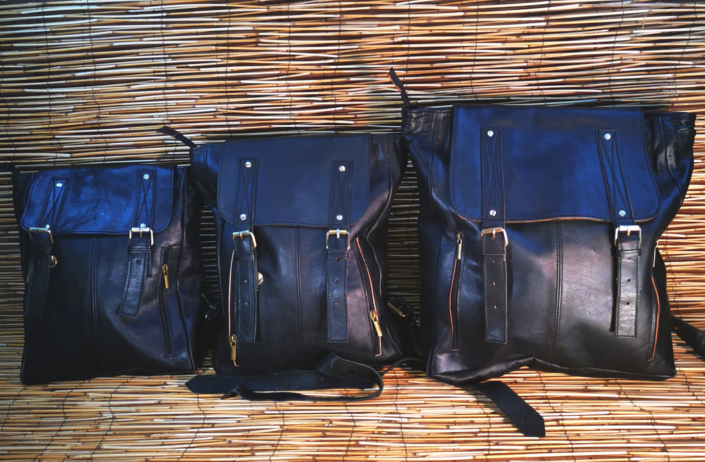 Sac à dos double zip