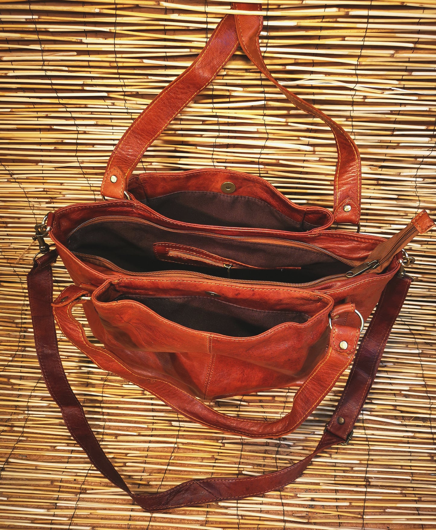 Sac cabas triple poches