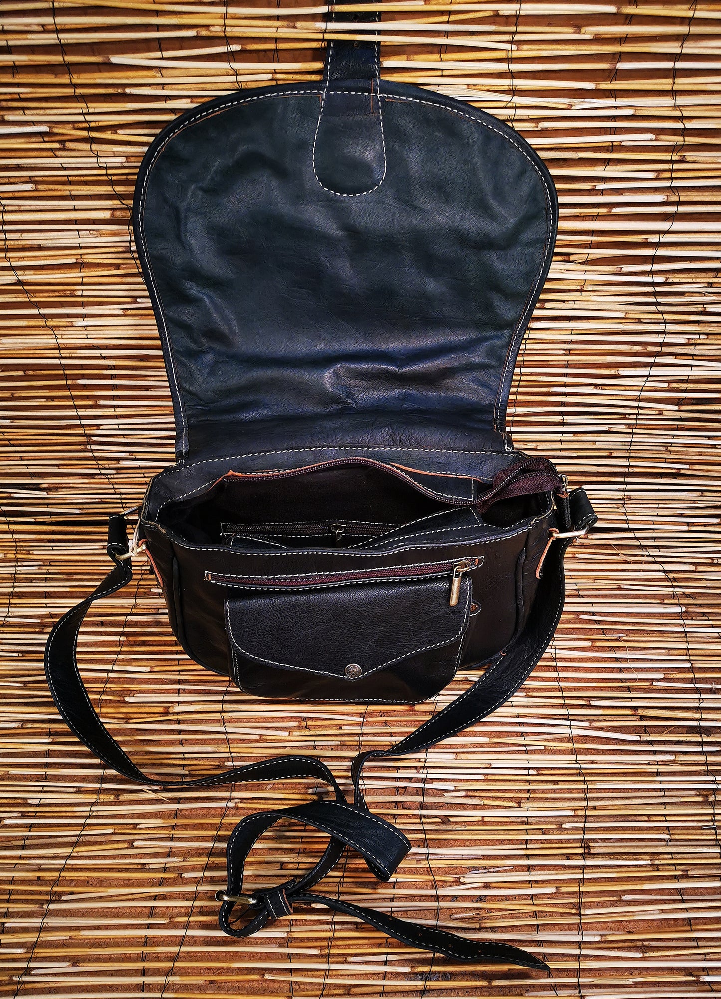 Sac à main souple veau