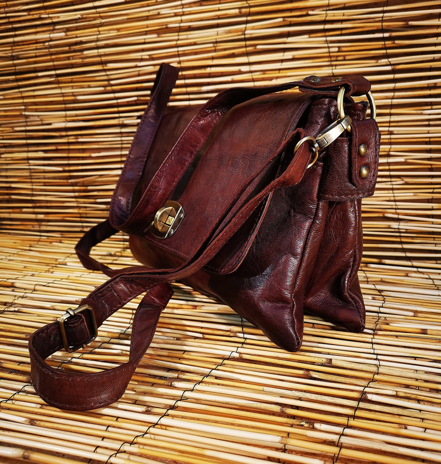 Sac à main double zip