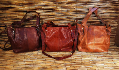 Bolso tote con tres bolsillos