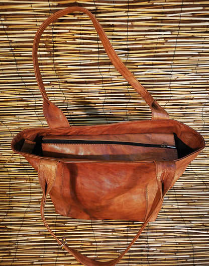 Sac cabas cuir veau